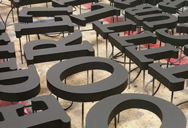 Interior Wall Lettering